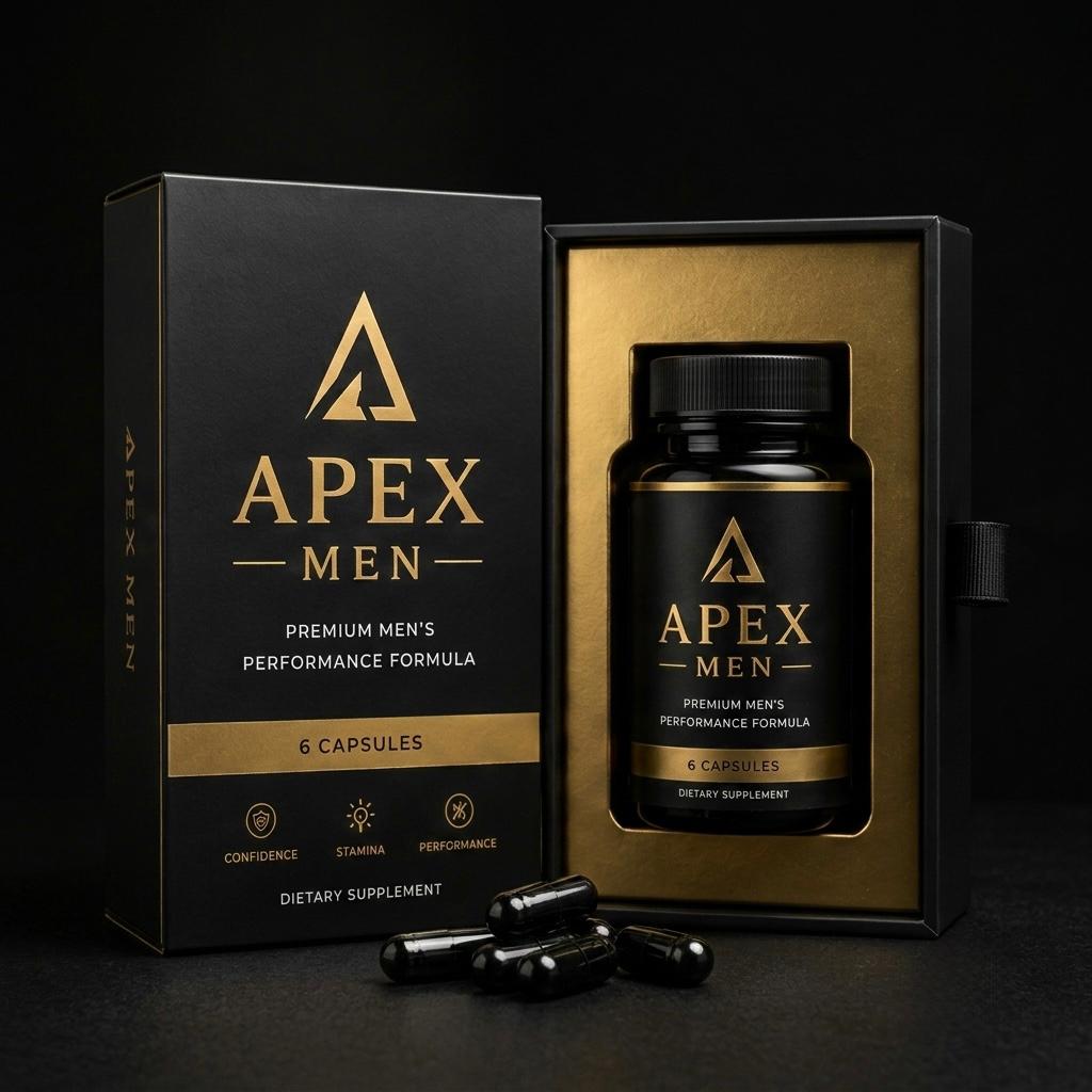 APEX MEN Premium Performance Formula – Men's Vitality & Stamina Support (6 Capsules)