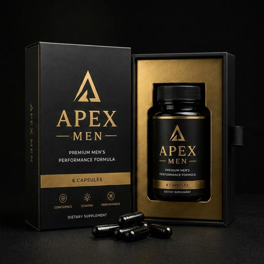 APEX MEN Premium Performance Formula – Men's Vitality & Stamina Support (6 Capsules)