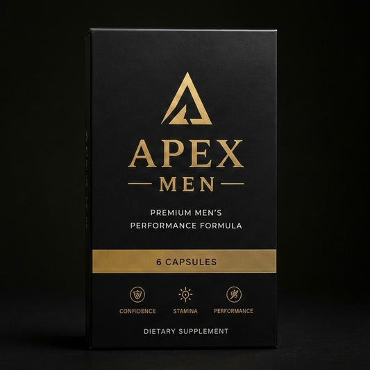 APEX MEN Premium Performance Formula – Men's Vitality & Stamina Support (6 Capsules)